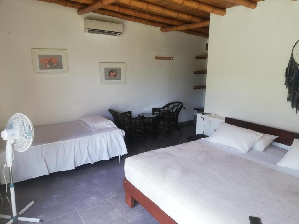Cabaña para 4 adultos, distribución de camas